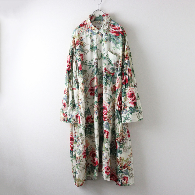 Junya Watanabe 花柄プリーツドレス 美品 2024AW コレクション着用 ジュンヤワタナベ JUNYA WATANABE COMME