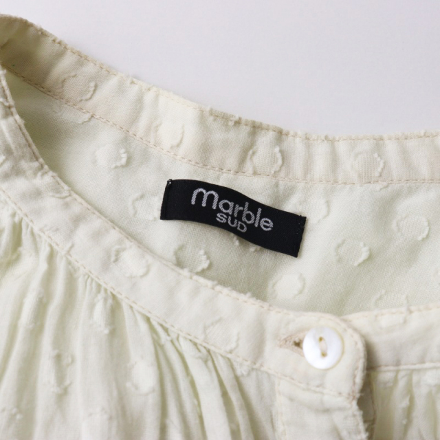 マーブルシュッド　marble sud Kamikochi プチカラー　半袖 marble SUD｜EMB rainbow Tunic - marble SUD(マーブルシュッド