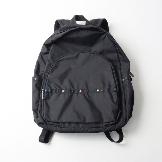 【美品】 LeSportsac レスポートサック リュックサック ナイロン 黒 LeSportsac レスポートサック バックパック ESSENTIAL CARRYALL