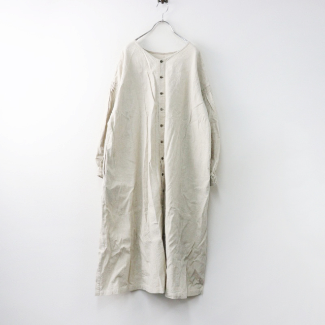 nest Robe UpcycleLino 近江晒インディゴ染めチュニック nest