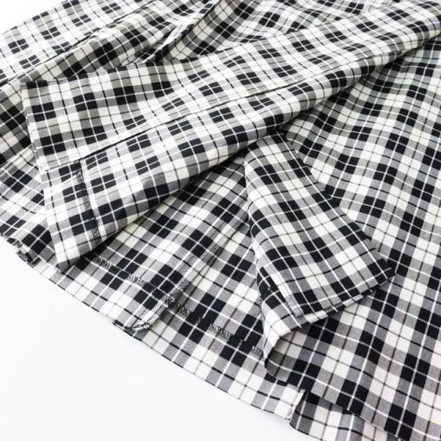 美品 マーガレットハウエル MARGARET HOWELL COTTON SILK CHECK 美品 マーガレットハウエル MARGARET HOWELL COTTON SILK CHECK