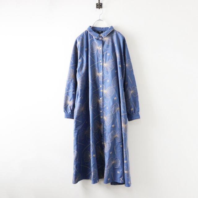 良品 2024AW マーブルシュッド marble SUD EMB gene フレアシャツ  