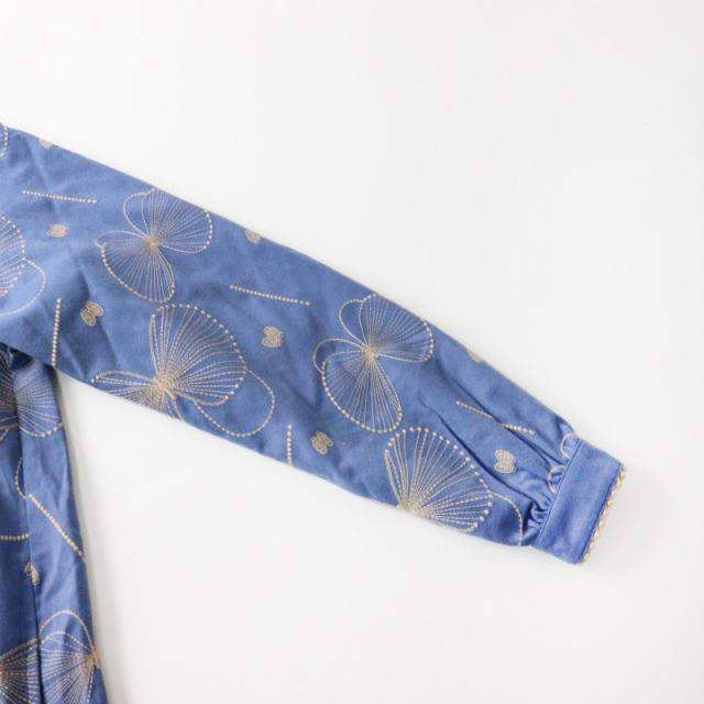 良品 2024AW マーブルシュッド marble SUD EMB gene フレアシャツ  