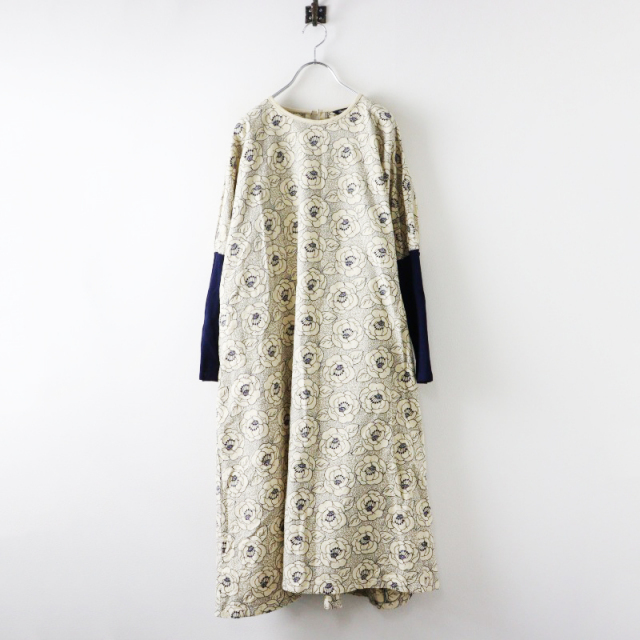 極美品　マーブルシュッド　刺繍　カットソー　花柄　リネン　オーバーサイズ 極美品 マーブルシュッド 刺繍 カットソー 花柄 リネン オーバー