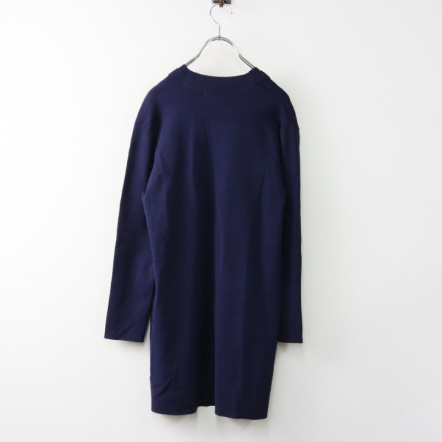 美品 アルアバイル allureville アルアバイル ソウバリニットロングジャケット 2/ネイビー カーディガン 羽織り【2400014552690】 美品 アルアバイル allureville アルアバイル ソウバリニットロング