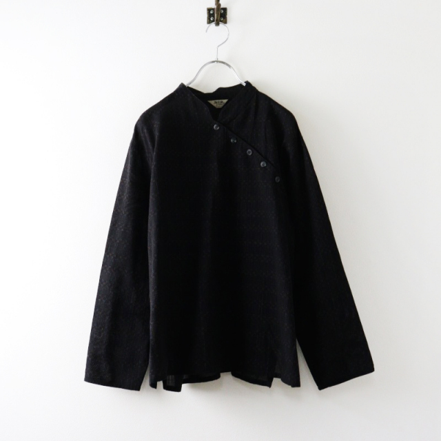 石見銀山 群言堂 グンゲンドウ 登美 tomi 刺し子 スタンドカラー
