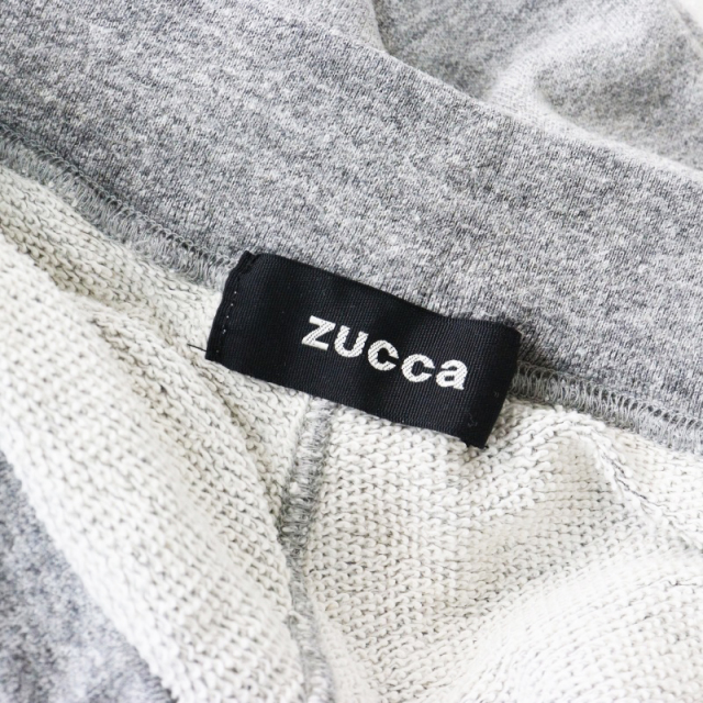 ズッカ ZUCCa スウェットサルエルパンツ M/グレー コットン 裏毛