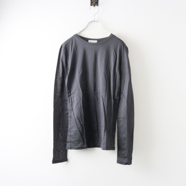 【極美品】ヨウジヤマモト　ビッグシルエット　ロングスリーブカットソー　黒 極美品】ヨウジヤマモト ビッグシルエット ロングスリーブ