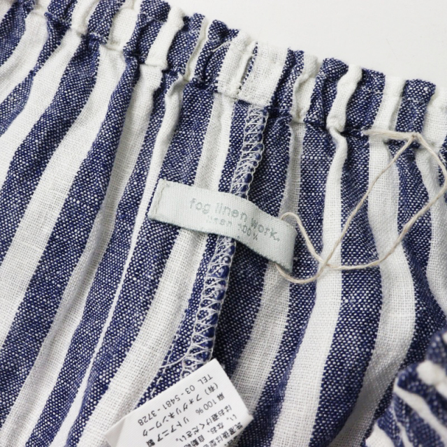 【新品】フォグリネン fog linen work パンツ リネン ネイビー 楽天市場】fog linen work（フォグリネンワーク） オワーズ