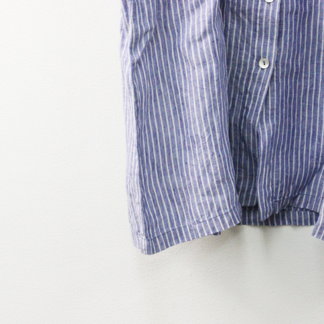 フォグリネンワーク fog linen work リネンストライプシャツ