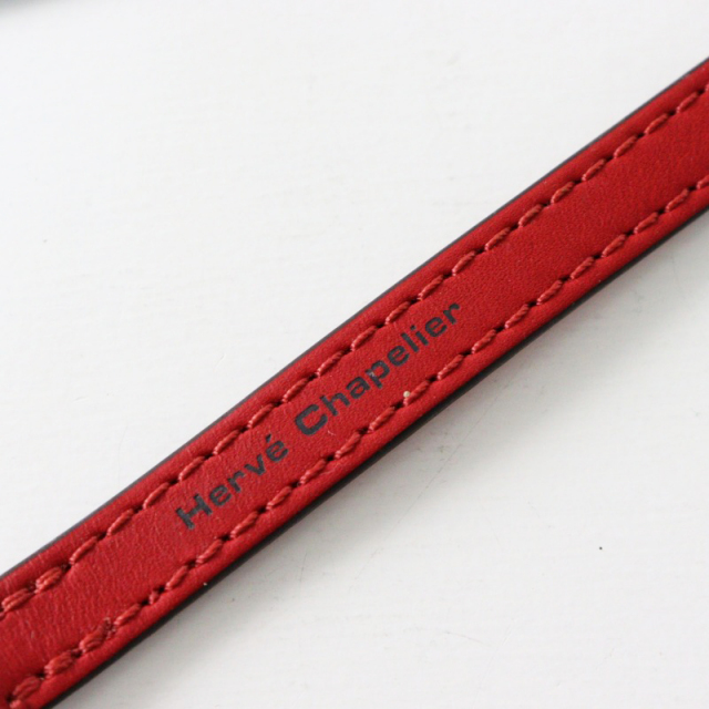エルベシャプリエ　ストラップ　1660L ルージュ エルベシャプリエ Herve Chapelier 1660L (レザーストラップ
