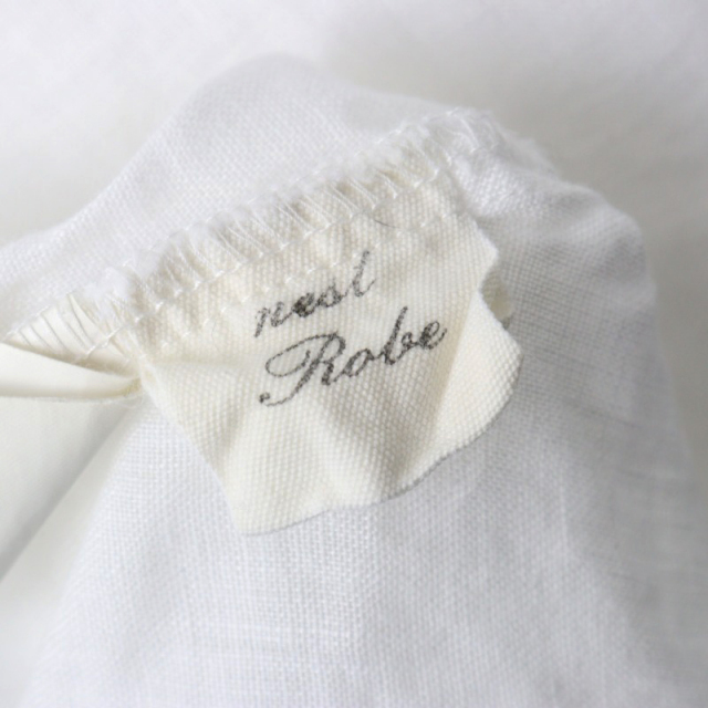 2021 ネストローブ nest Robe リネン フレンチスリーブ ワイドブラウス
