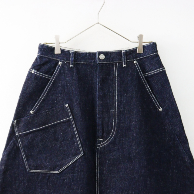 極美品 ミナペルホネン mina perhonen always コットンリネンワイド  