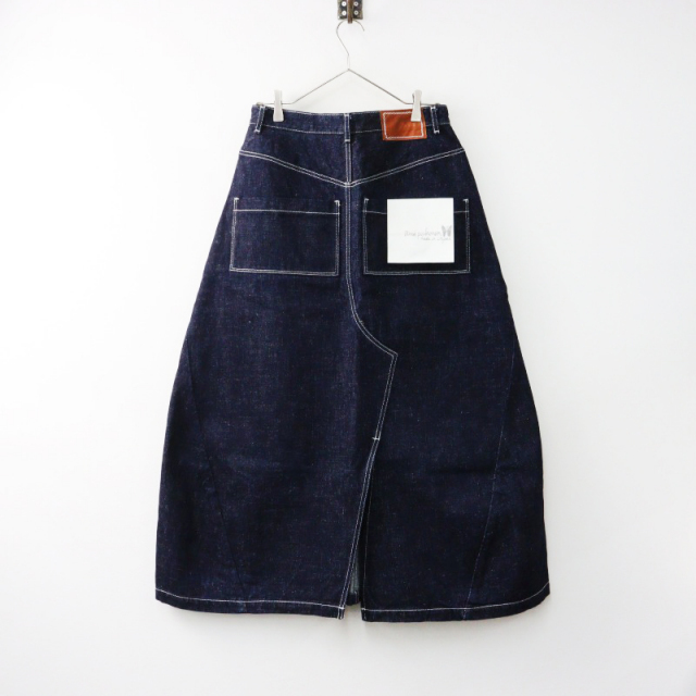 【美品】mina perhonen ミナペルホネン ワイドパンツ コットン 紺 mina perhonen / ミナペルホネン | terra 格子チェック織り