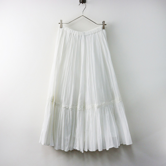 ポロ ラルフローレン フレアスカート 花柄 ロング 8 XL ライト