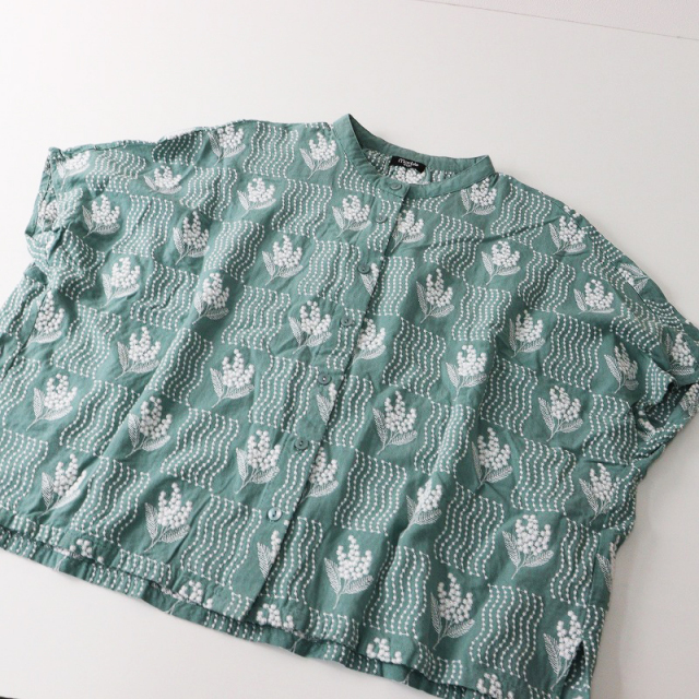 marbleSUD マーブルシュッド　ミモザウェーブシャツ 2023SS マーブルシュッド marble SUD Mimosa Wave シャツ
