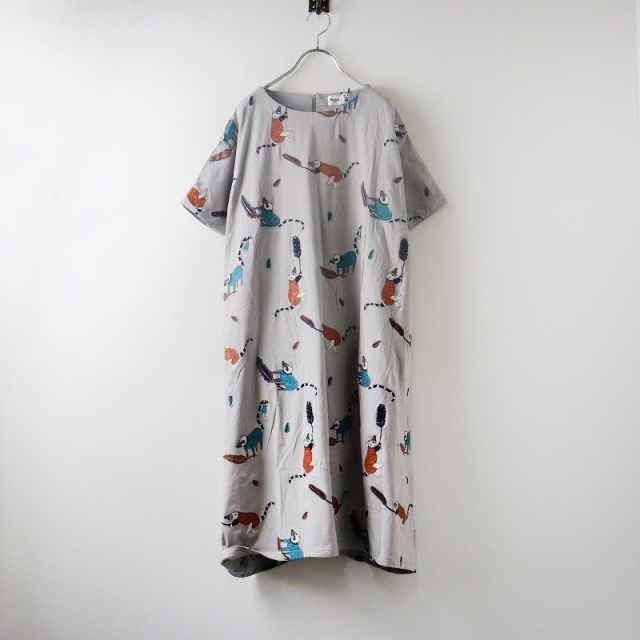 marble sud 鳥柄刺繍チュニックワンピース　フリーサイズ 新品未使用】marble SUD マーブルシュッド ワンピース