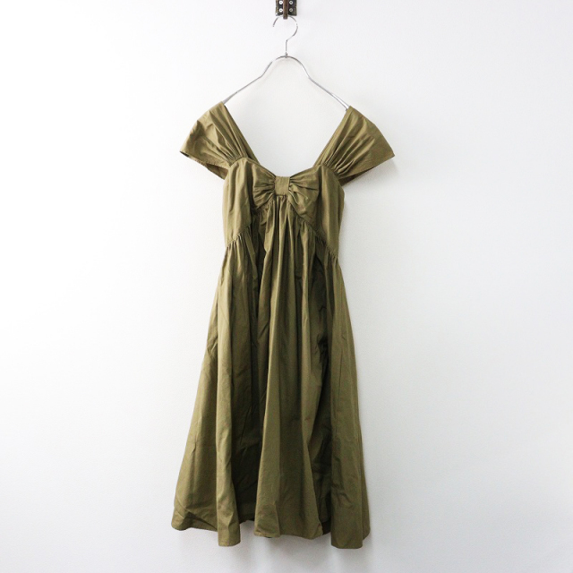 ＆ellecy リボン付きワイドパンツ フリーサイズ ロイスクレヨン 