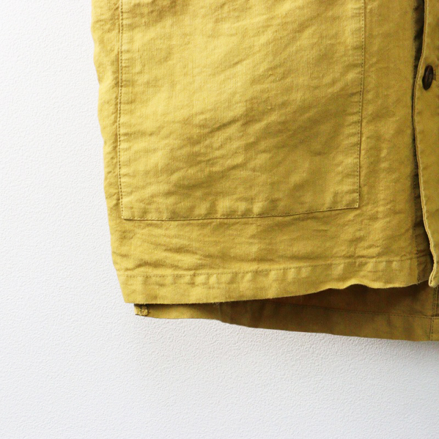 コンフェクト　リネン和紙 ガーデナーベスト未使用 コンフェクト リネン和紙 ガーデナーベスト CONFECT / リネン和紙