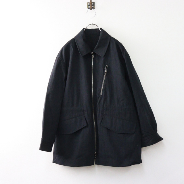 新品タグ付 2024AW マーガレットハウエル コットンナイロンブルゾン5.4万 新品タグ付 2024AW マーガレットハウエル コットンナイロン