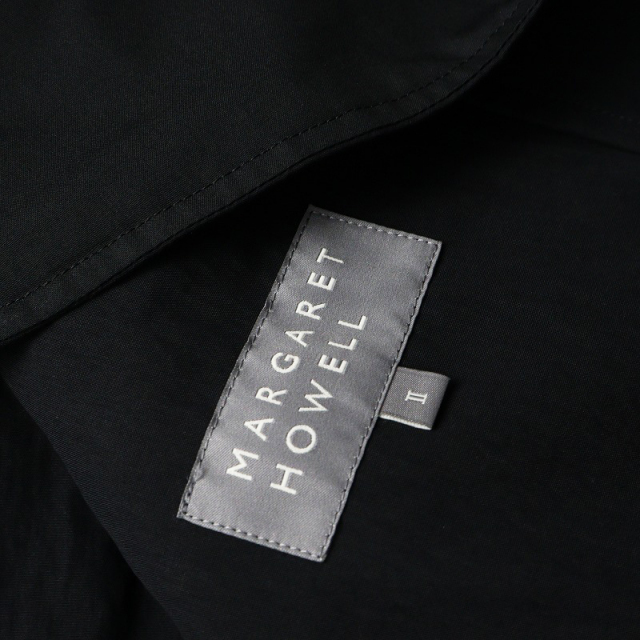 極美品】 マーガレットハウエル コットンリネン ベスト 2 黒 2024SS