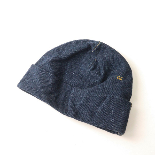 45R インディゴ裏毛ニットキャップ 45R インディゴ裏毛ニットキャップ 45R☆インディゴ裏毛 ニット