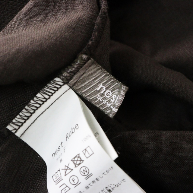 2025AW ネストローブ nest Robe 清水みさとさん別注 リネンクルー  