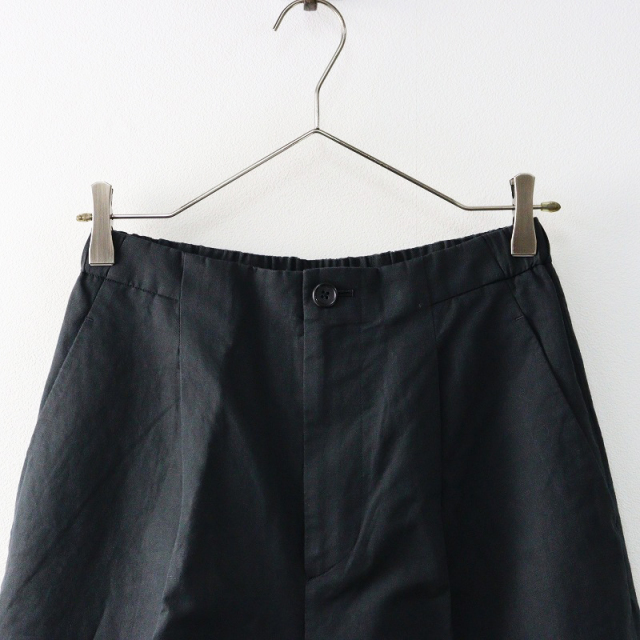 MHL.　マーガレットハウエル 2025SS 綿 パンツ　トラウザーズ　茶　Ｌ MHL. - MHL.エムエイチエルMARGARET HOWELLマーガレットハウエル