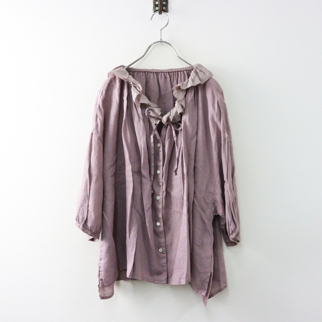 定価2.7万 2024AW ネストローブ nest Robe リネンシアーフリル