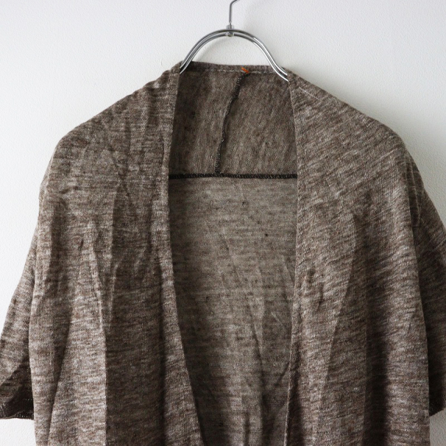 美品 pal'las palace サイドライン リネン ニット カーディガン Pal'las Palace PALLAS PALACE(パラスパレス) コットンリネン