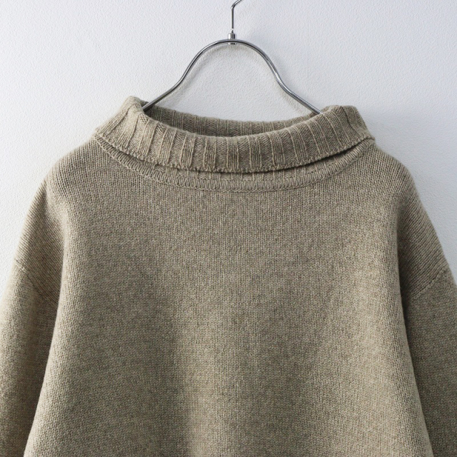 美品　マーガレットハウエル　カシミヤ100% タートルニット　ベージュ リピーター様割】マーガレットハウエル カシミヤ100タートル