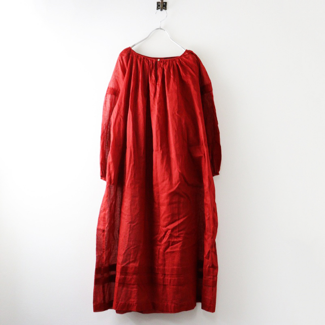 ハグオーワー HUG O WaR 日本製 100%リネン ボイル ワンピース ハグオーワー HUG O WaR 日本製 100%リネン ボイル ワンピース