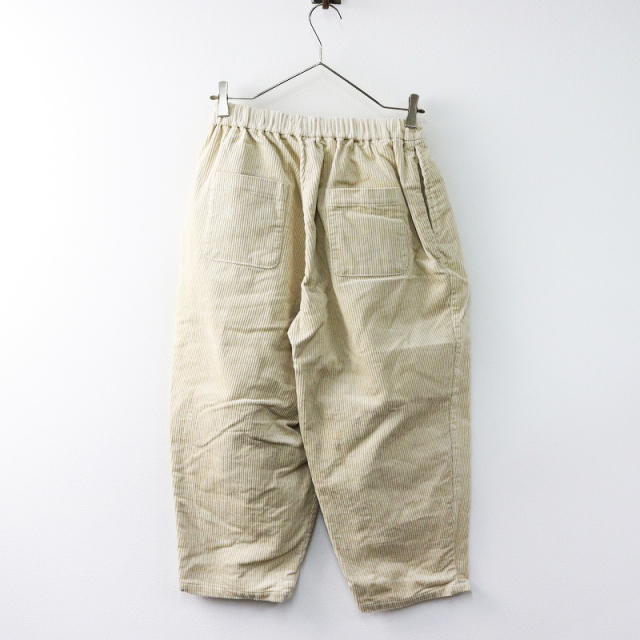 オローネ バルーンパンツ ベージュ 通年モデル オローネ コーデュロイ