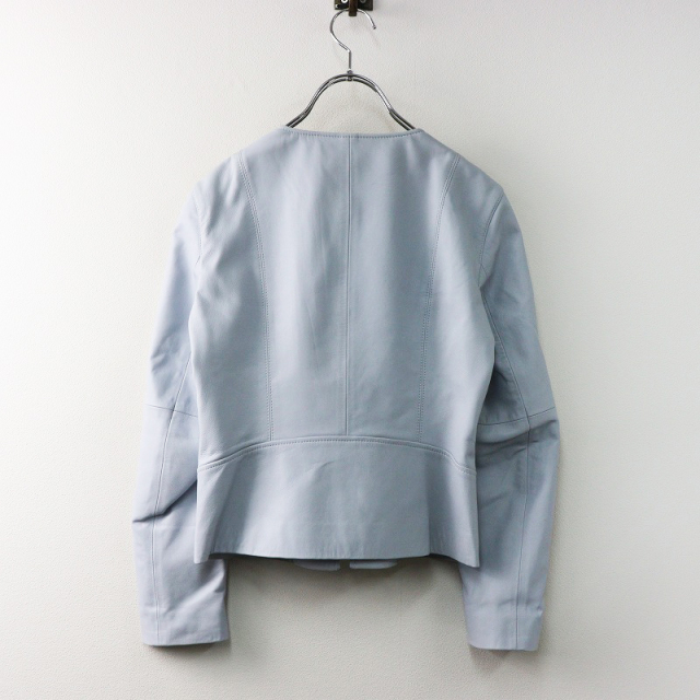 2022AW アナイ ANAYI ラムレザー ジップアップ ブルゾン 36