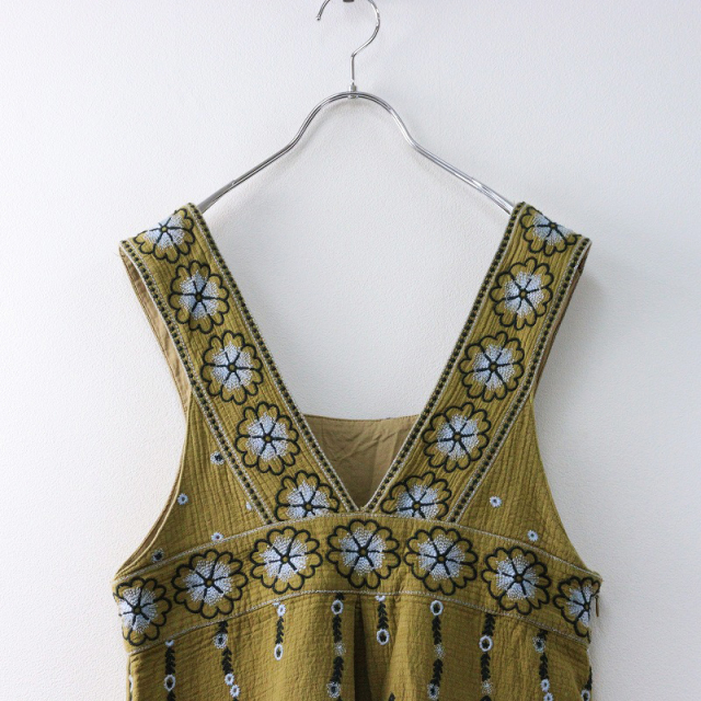 2022AW マーブルシュッド marble SUD アネモネ フラワー刺繍  