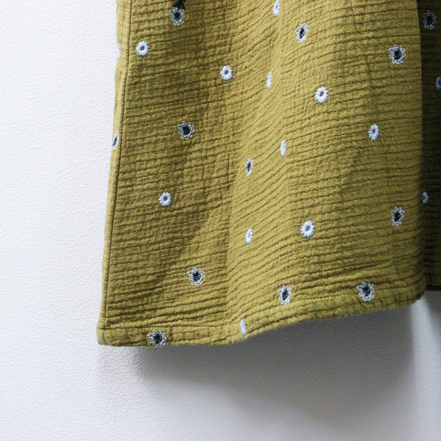 2022AW マーブルシュッド marble SUD アネモネ フラワー刺繍  