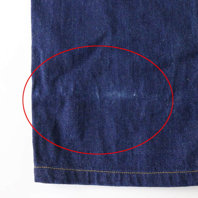 ネストローブ nest Robe コットンリネンデニムタックテーパード