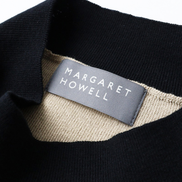 MARGARET HOWELL ブラック タートルネック セーター MARGARET HOWELL｜マーガレット・ハウエルのニット/セーター
