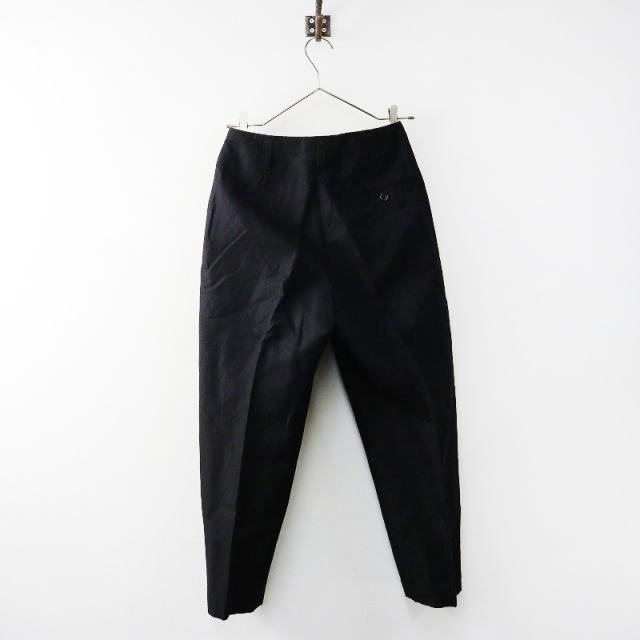 マーガレットハウエル 24SS COTTON TWILL パンツ ブラック MARGARET HOWELL - マーガレットハウエル コットンツイル