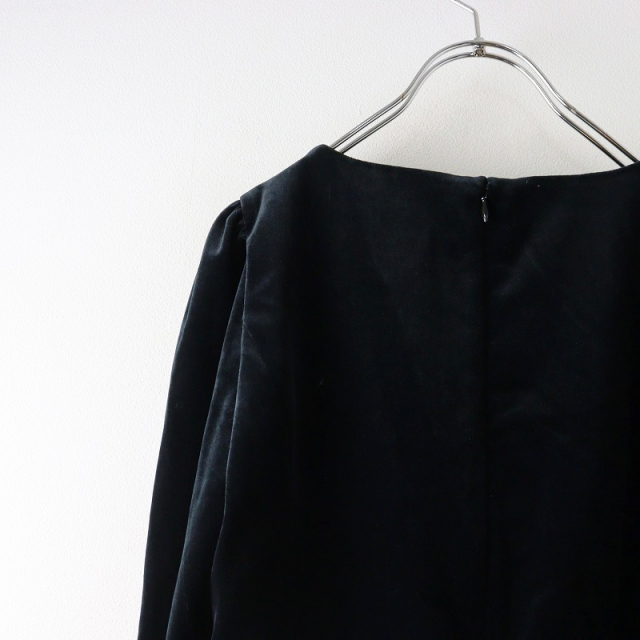 M's GRACY エムズグレイシー パーカー ベロア　40 黒 L M's GRACY エムズグレイシー パーカー ベロア 40 黒 L M'S GRACY 2024