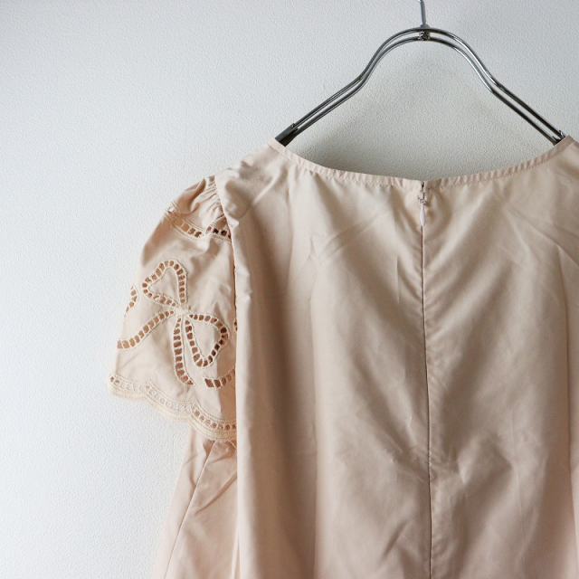 エムズグレイシー　リボンチュニック エムズグレイシーティアードグログランリボンチュニック40黒