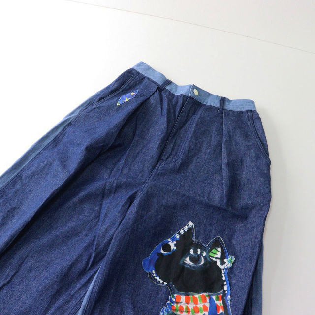 tsumori chisato niko and... デニムパッチワークパンツ tsumori chisato × niko and】デニムパッチワークパンツ