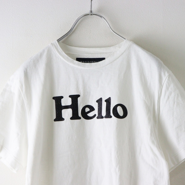 2024SS マディソンブルー MADISONBLUE 10th限定 HELLO TEE PARIS
