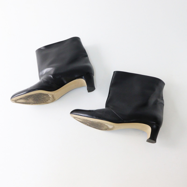 37.5 NEBULONI E. ネブローニ ショートブーツ 黒　24 37.5 NEBULONI E. ネブローニ ショートブーツ 黒 24