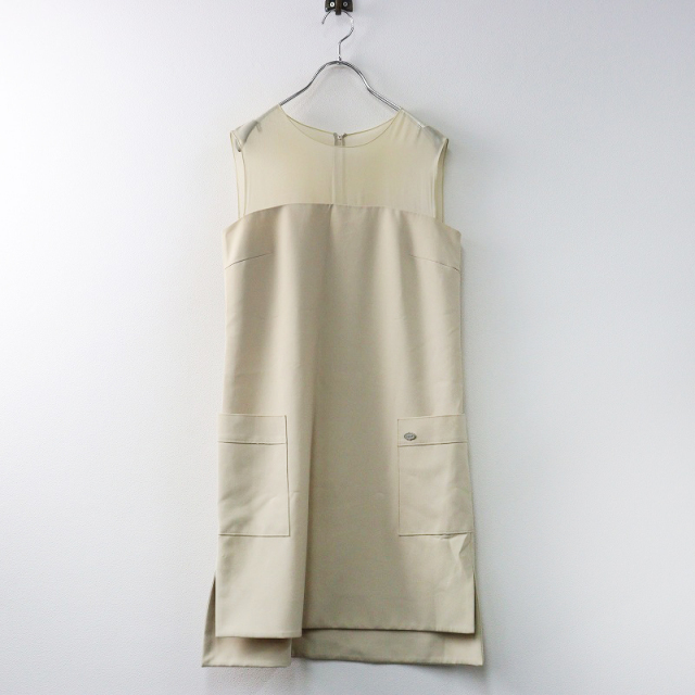 【美品】高級 FOXEY NEW YORK ノースリーブタックワンピース38 中古・古着通販】FOXEY NEWYORK (フォクシーニューヨーク) 襟
