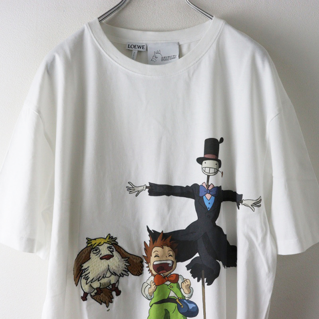 美品 メンズ 2023SS ロエベ LOEWE スタジオジブリ ハウルの動く城 刺入