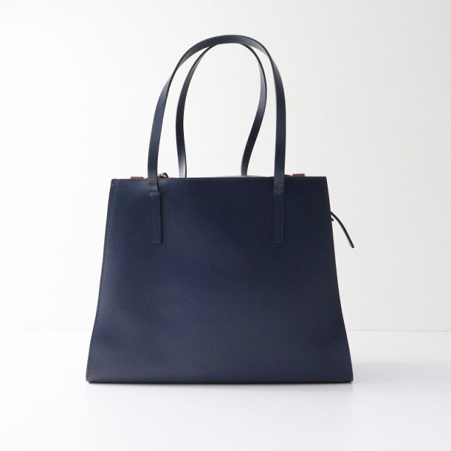 良品 マルニ MARNI サフィアーノレザー バイカラートートバッグ