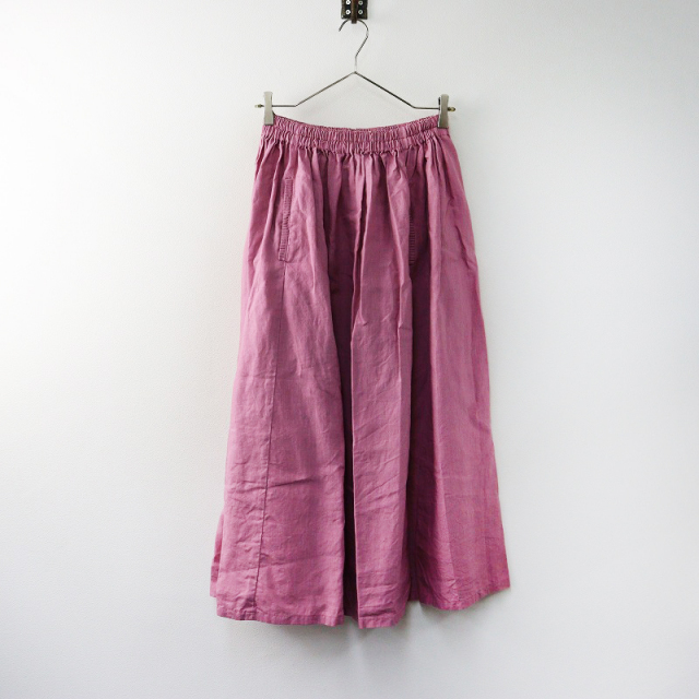 homspun　リネンバイオギャザースカート homspun リネンバイオ フリルポケットギャザースカート - SUSCON