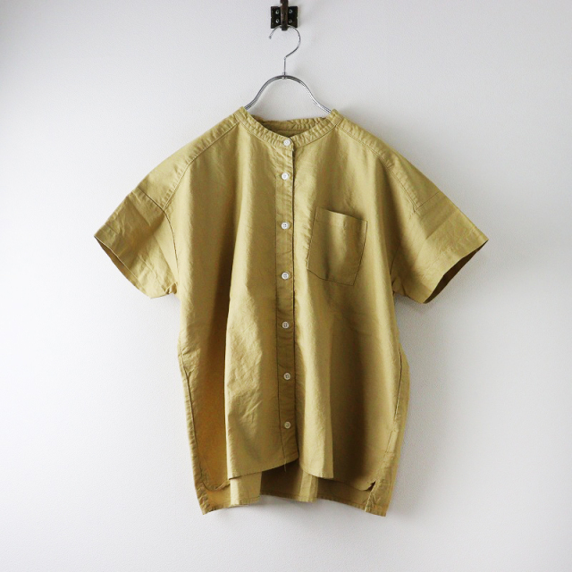 ARTS&SCIENCE リネン　ピンタック　刺繍ブラウス　シャツ　ベージュ ARTS&SCIENCE リネン ピンタック 刺繍ブラウス シャツ ベージュ