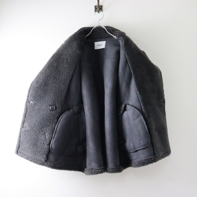 人気アイテム ハウント HAUNT BOA COAT ダブルボタン ボアコート 人気アイテム ハウント HAUNT BOA COAT ダブルボタン ボアコート